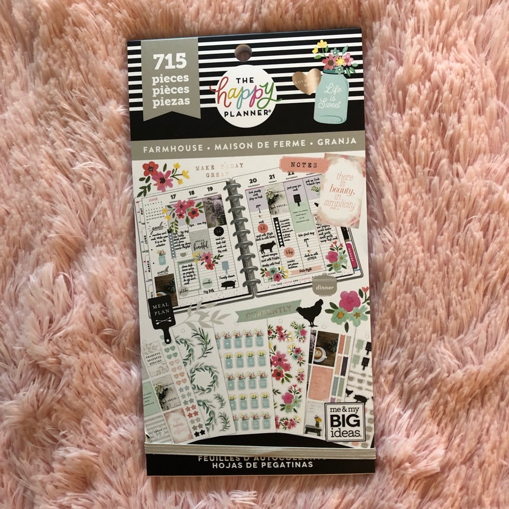 Happy Planner Farmhouse sticker book
